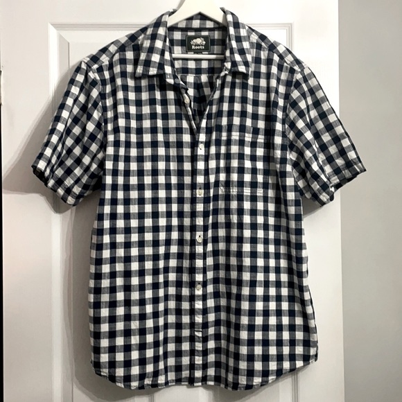Roots Other - ROOTS MENS XXL SHORT SLEEVE BUTTON DOWN SHIRT